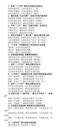 党建写作提纲30例