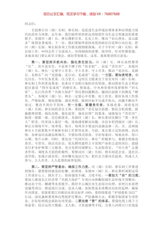 市委书记在市级总河（湖）长和总林长会议上的讲话.docx