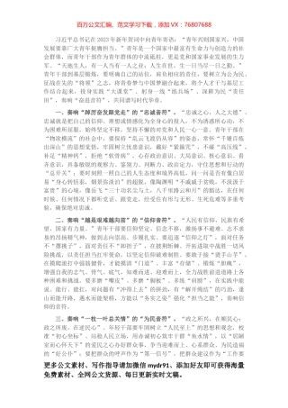 青年干部交流发言心得体会.docx