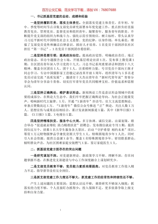 团区委党支部书记X年度书记抓基层党建工作述职报告.docx