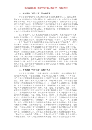 研讨发言：浅析“两个打造”视角下的中华文化符号与中华民族形象.docx