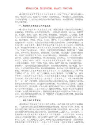 发挥多元化管控优势 构建产业发展新格局——公司交流发言材料.docx