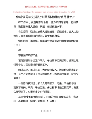 -你听领导说过最让你醍醐灌顶的话是什么？.docx