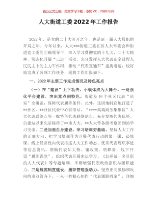 人大街道工委2022年工作报告.docx