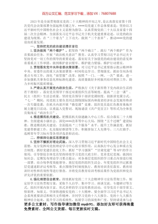 2023局党建工作要点.docx