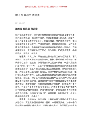 敢追责 真追责 善追责.docx