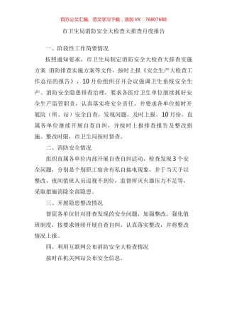 消防生产大检查工作工作小结.docx