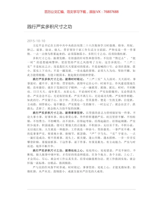 践行严实多积尺寸之功.docx