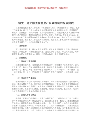 镇关于建立撂荒复耕生产长效机制的探索实践.docx