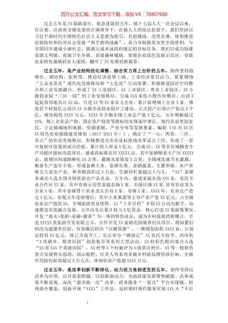 人民政府2017-2021年工作总结（镇乡）.docx