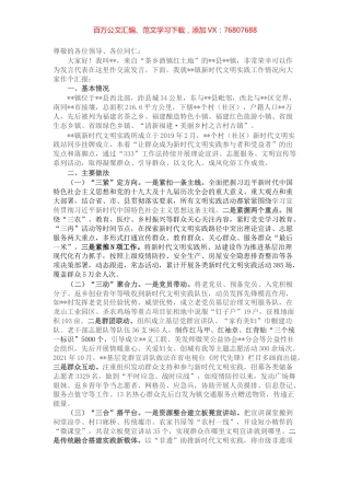 镇新时代文明实践所建设总结汇报.docx