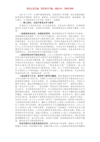 X镇2021年上半年工作总结及下半年工作安排​​​​​​​.docx