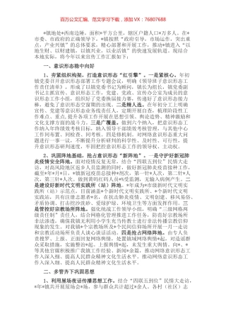 镇人民政府2022年宣传工作汇报材料.docx