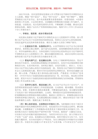 2022年上半年市应急管理局工作总结.docx