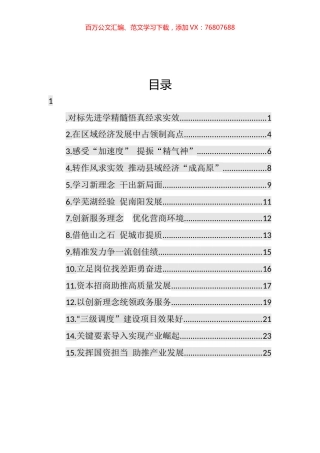 南阳市干部赴安徽芜湖跟班学习汇报发言汇编（15篇）.docx