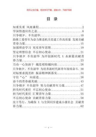 团委专题学习发言汇编（17篇）.docx