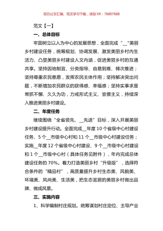 乡村振兴战略工作实施方案汇编(10篇).docx